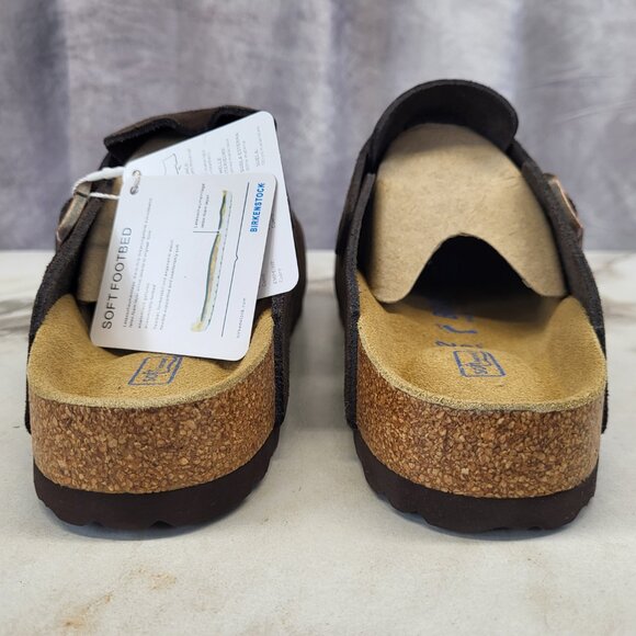 Birkenstock Boston BS MOCHA Clog Narrow Fit Size 42 Men's 9 Women's 11 - Picture 9 of 15